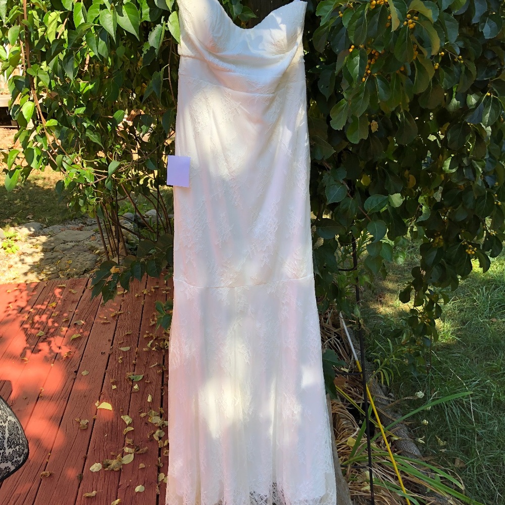 Lulus mermaid style wedding dress